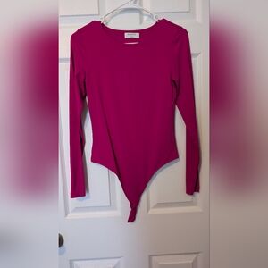 Babaton Crew Neck Long Sleeve Bodysuit